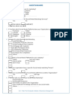 Questionnaire: G.H. Patel Post Graduate Institute of Business Management