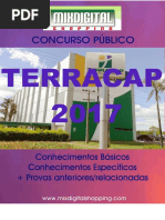 APOSTILA TERRACAP 2017 ENGENHEIRO AGRIMENSOR CARTÓGRAFO - 2 VOLUMES
