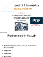 Le Funzioni in Matlab (l12)