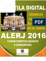 APOSTILA ALERJ 2016 ENGENHARIA CIVIL + BRINDES