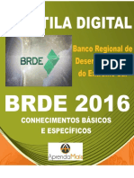 APOSTILA BRDE 2017 ANALISTA DE PROJETOS AGRONOMIA + BRINDES