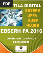 APOSTILA EBSERH UFPA 2016 PSICÓLOGO HOSPITALAR + BRINDES