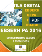 Apostila Ebserh Ufpa 2016 Psicólogo Hospitalar + Brindes