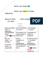 A) Ich Habe Keine Lust, Ärger Zu Bekommen. B) Ich Habe Keine Lust, Dass Ich Ärger Bekomme