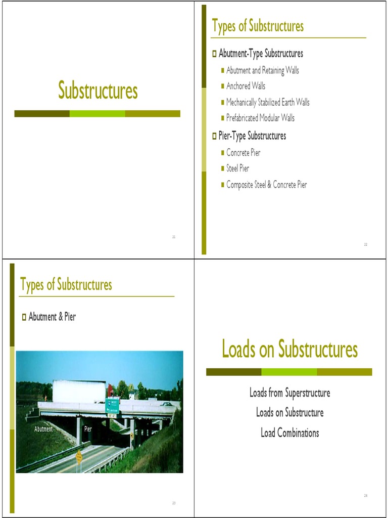 Bridge Design 5 - Design of Substructures | PDF | Bending | Column