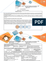 Guía de Actividades y Rúbrica de Evaluación Unidad I - Diseño de La Investigación Paso 2. Diagnóstico e Identificación de La Necesidad de Investigación