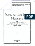 Teoría de Juez Penal Mexicano