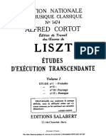 Liszt S139 Transcendental Etudes Cortot PDF