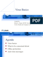 Virus Basics: Created By: Robert L. Bogue, MCSE: Security, Etc. Crowe Chizek and Company LLC