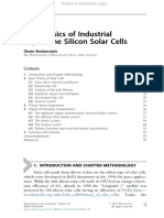 The Physics of Industrial Crystalline Silicon Solar Cells