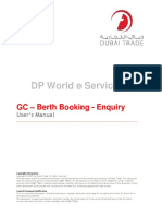 GC - Berth Booking - Enquiry
