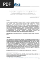 Lourenço, A.L.. Instâncias Deliberativas Não Institucionais Na Internet Como Ferramentas Para o Avanço Democrático