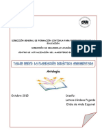 Antologia Taller La Planeación D.A PDF