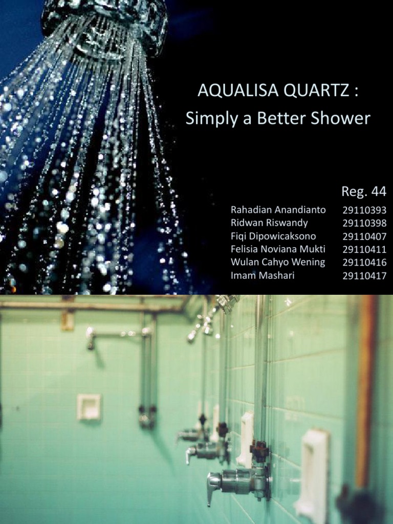 AQUALISA QUARTZ Simply A Better Shower PDF PDF Brand Marketing