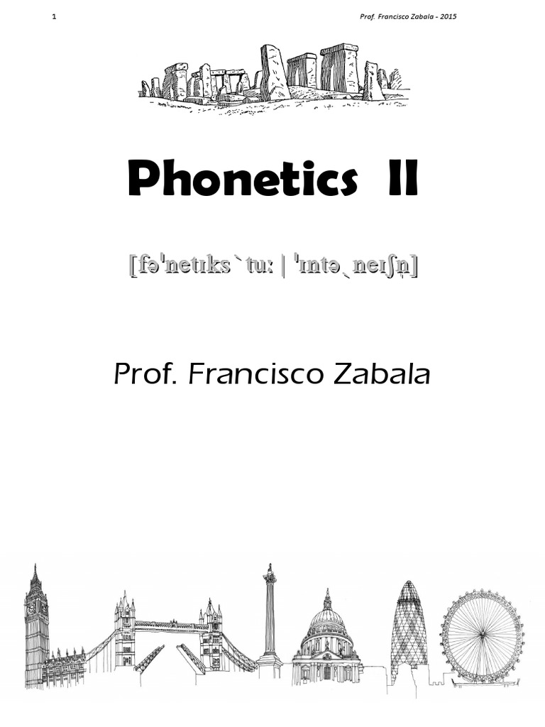 Phonetics | PDF | EstrÃ©s (lingÃ¼Ã­stica) | SÃ­laba