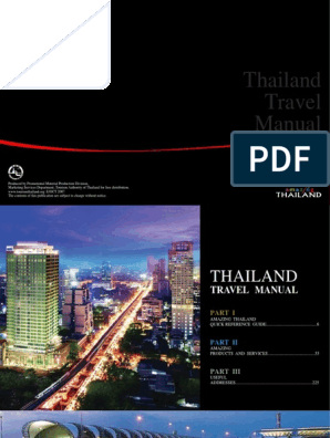 Thailand Travel Manual Thailand Transport - 