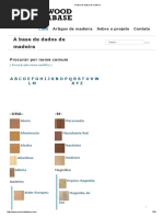 A Base de Dados de Madeira