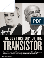 IEEE Lost History Transistor
