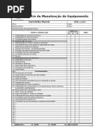 CHECK LIST Caminhao Munck