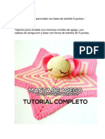 Mantas de Apego para Bebe Con Base de Estrella 5 Puntas