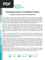 Translating Concern Into Effective Action