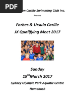 2017 Carlile JX Meet Program Complete