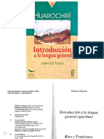 Gerard Taylor - Introduccion a la lengua general. Quechua - Sin fecha.pdf