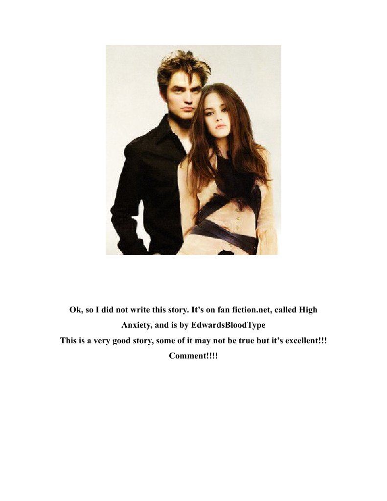 High Anxiety | PDF | Twilight (Meyer Novel) | Clothing, image size:791x1023