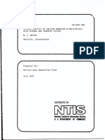 Hazards Analysis Nitric Acid & Ammon Nitrate Storage and Transfer