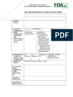 Clinical Trial Registration Form