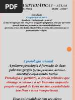 Teologia Sistemática 3 – Aula 6 - SBSM