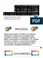 Diseño y Desarrolllo de Procesos