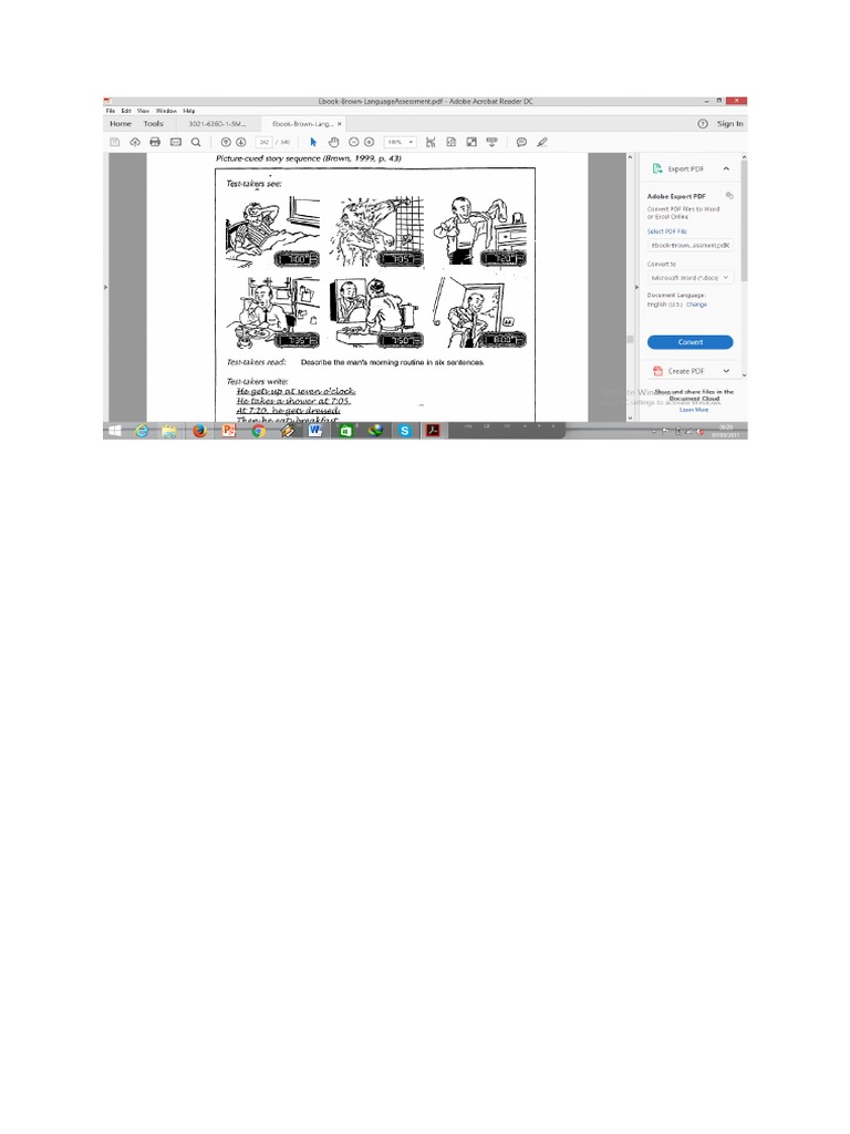 Contoh Pictorial Story | PDF
