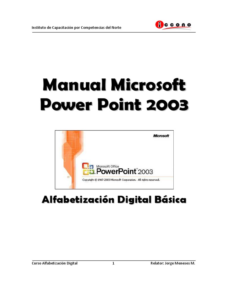 Manual Power Point 2003 | PDF | Microsoft PowerPoint | Point and Click