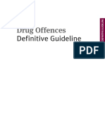 Drug Offences Definitive Guideline