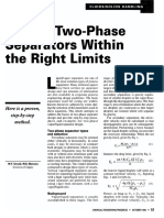 Design Two Phase Separators Within the Right Limits_CEP Oct 1993