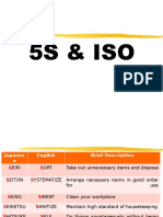 Implement 5S and ISO standards