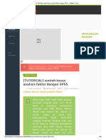 (TUTORIAL) Contoh Kasus Analisis Faktor Dengan SPSS - Statistik Ceria