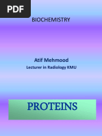 Biochemistry: Atif Mehmood