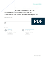 Effect of Operation Parameters On Electrocoagulation