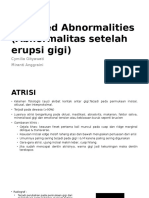Acquired Abnormalities (Abnormalitas Setelah Erupsi Gigi) (1)