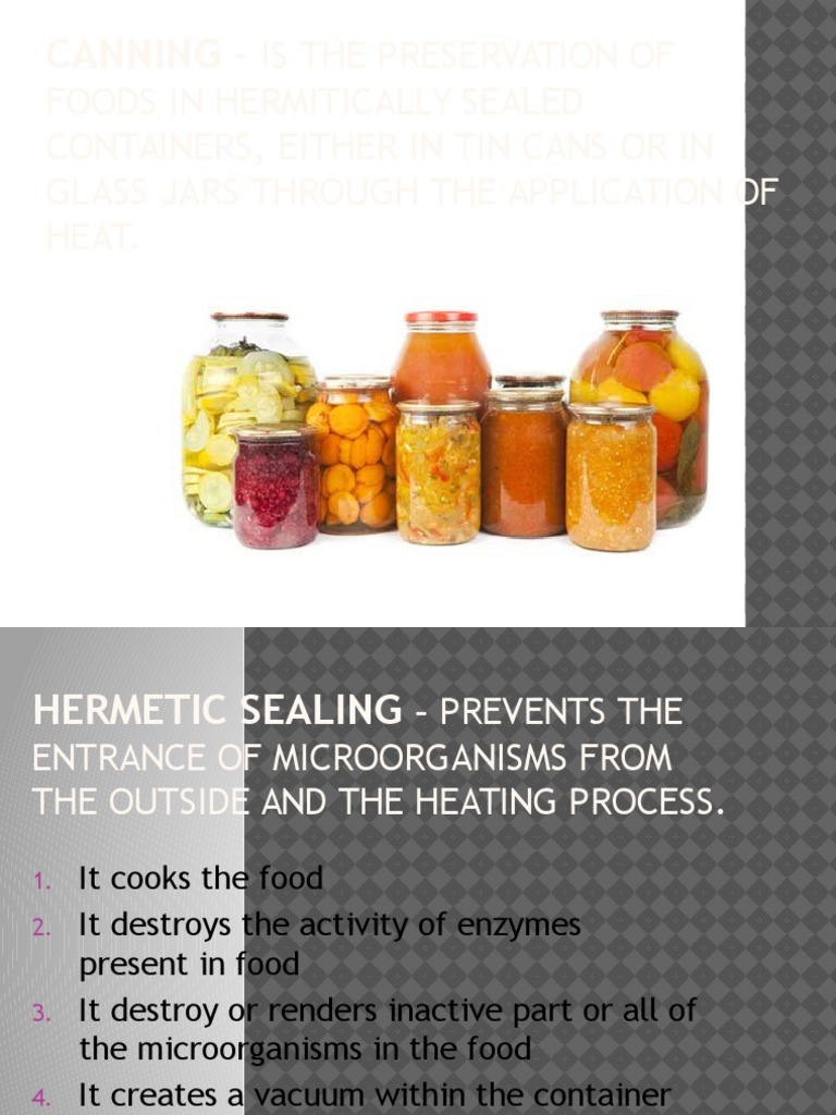 Canning | PDF | Food Preservation | Canning