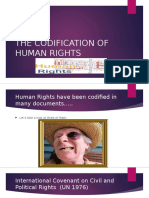 the codification of human rights