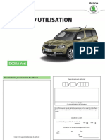 Notice Utilisation SKODA Yeti 05 2016