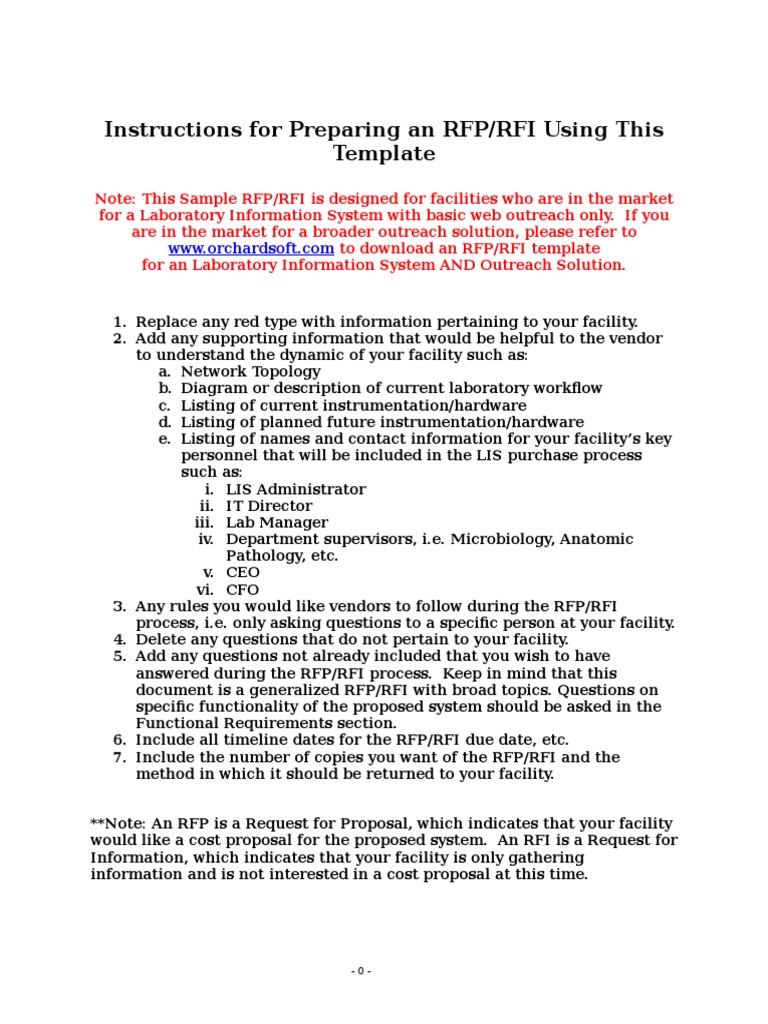Sample RFPLISSept 16  Request For Proposal  Databases