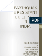 Earthquak E Resistant Buildings IN India