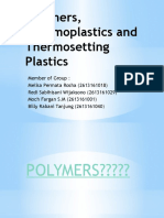 Polymers, Thermoplastics and Thermosetting Plastics