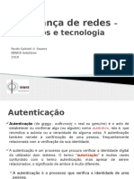 Segurança de redes conceitos e tecnologia