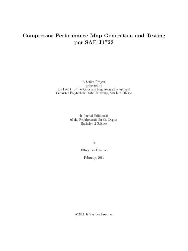 Compressor Performance Map Analysis | PDF | Gas Compressor | Mechanical ...