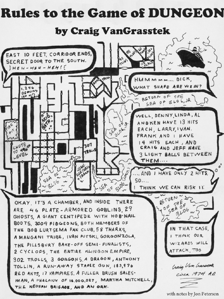 Rules to the Game of Dungeon.pdf Dungeons & Dragons Leisure